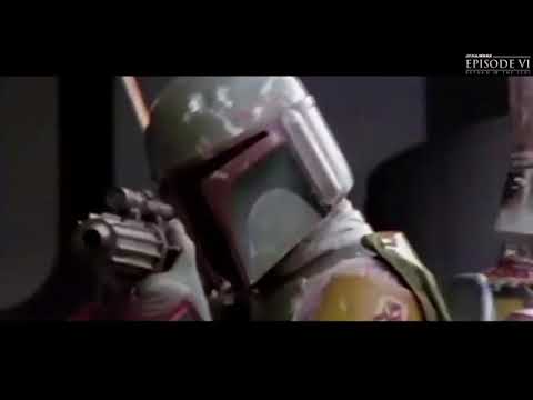 Star Wars Episode VI - Boba Fett shoots at Ewok scene - [Added custom sounds]