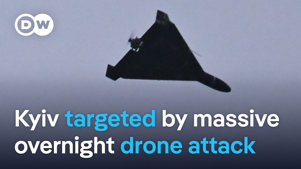 Russia bombards Ukraine with missiles and drones ahead of Trump-Zelenskyy meeting Sunday | DW News