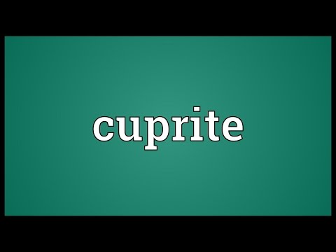 Cuprite Meaning