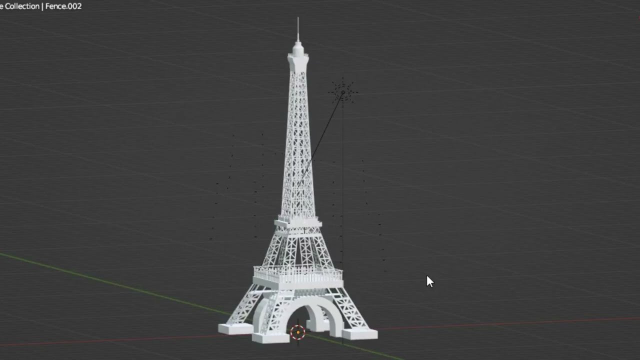 Torre Eiff 3D Model