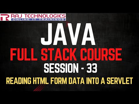 Session 33 Java Full Stack Developer Course Reading Html Form Data Into A Servlet