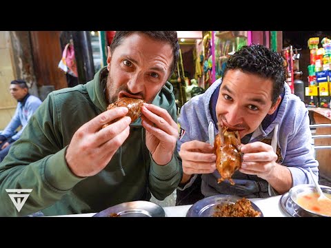 Authentic Egyptian Street Food in Cairo, Egypt 🇪🇬 PIGEON, Shawarma & Insane Desserts!