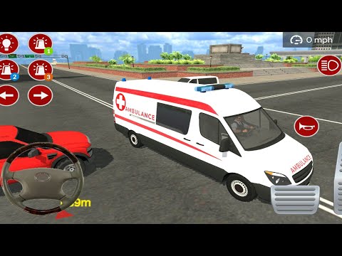 American Emergency Ambulance Van Driving Simulator - Android Gameplay