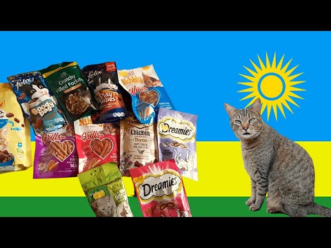 Rwandan cats try UK cat treats