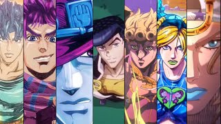 Download lagu Jojo's Bizarre Adventure all Openings (Parts 1-7) 1080p mp3