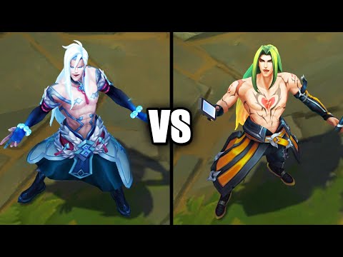 Heartsteel Kayn vs Snow Moon Kayn Skins Comparison (League of Legends)