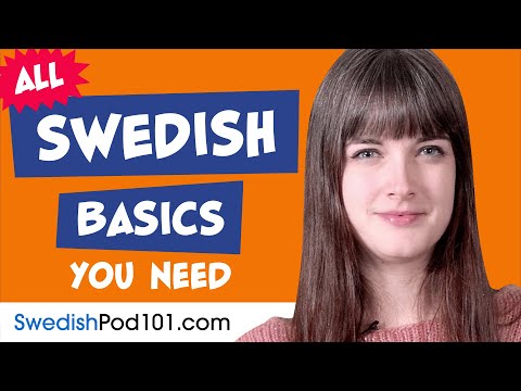 Learn Swedish Today - ALL the Swedish Basics for Absolute Beginners