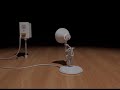 Luxo Jr In Front And Back Blender Remake