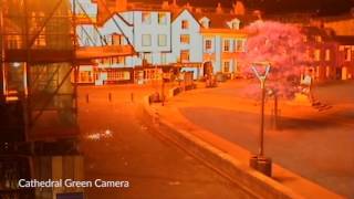 Cathedral Green Fire CCTV