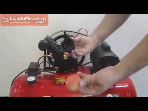 Compressor de Ar 10 Pés 110L 2HP Bivolt CHIAPERINI-10/110RED - Vídeo