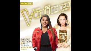 Brooke Simpson &amp; Miley Cyrus - Wrecking Ball (The Voice Performance - Studio Version) [The Voice 13]