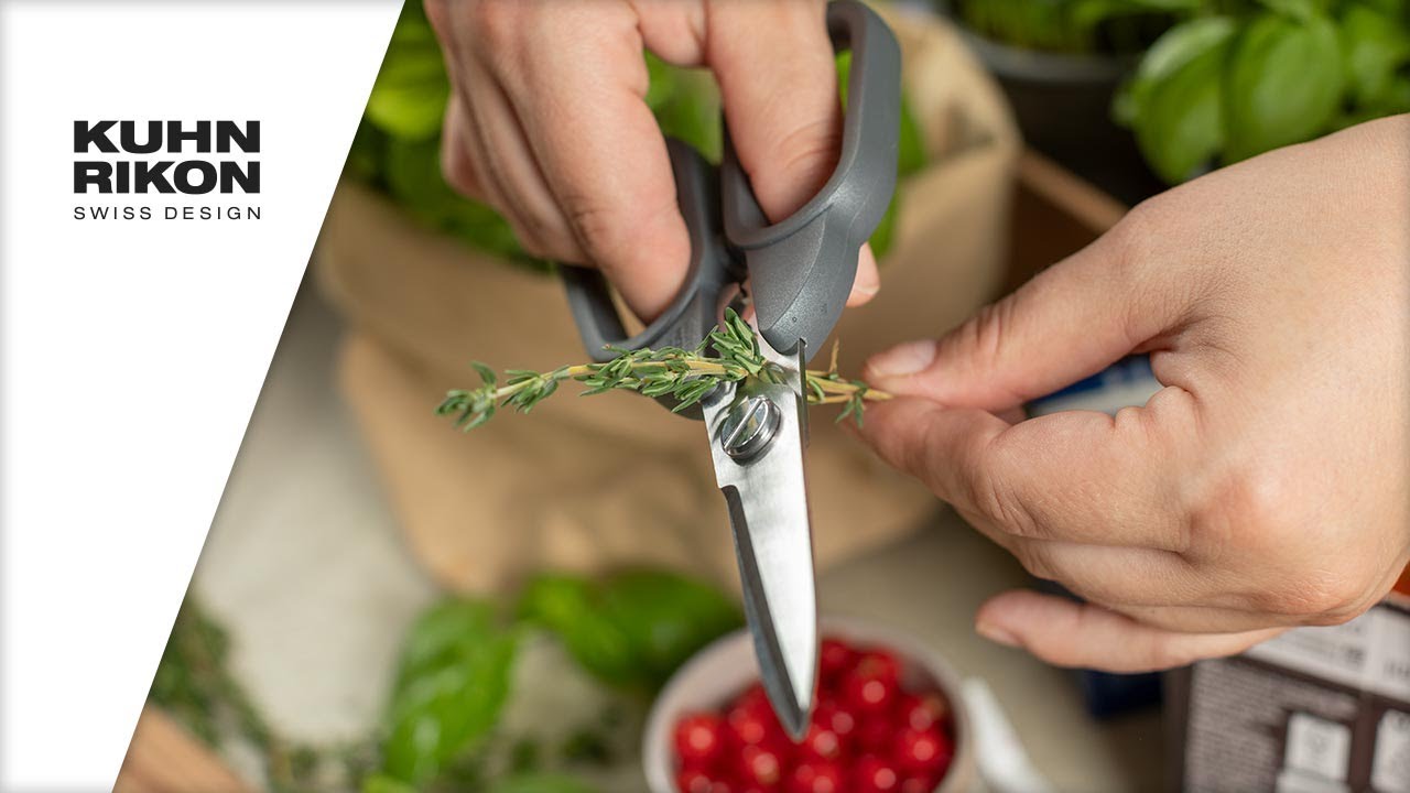 Kuhn Rikon Kitchen Shears compact Grey