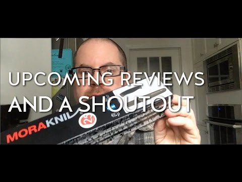 Upcoming reviews and a shoutout