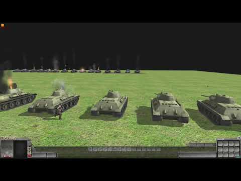 15 Panzer IV G Version vs 20 T-34/76 Men of War Assault Squad 2