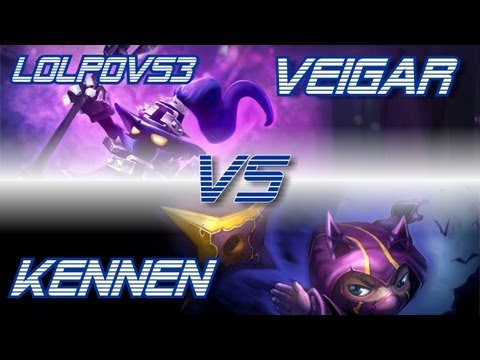 ► LoLPoV - Veigar vs Kennen [Mid] (League of Legends Live Commentary)