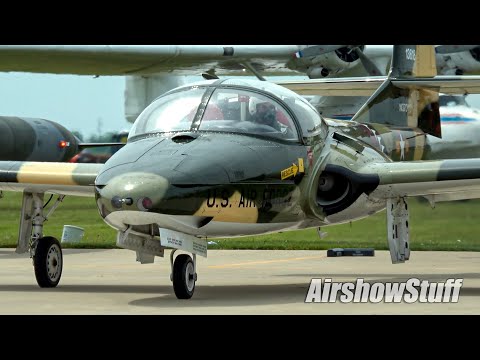 T-37 Tweet and T-33 Shooting Star Startup, Taxi, and Takeoff