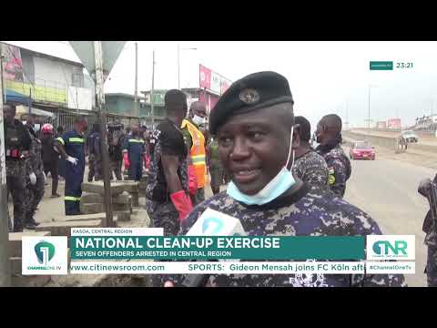 National Clean-Up: Seven offenders arrested in Central Region for flouting directives