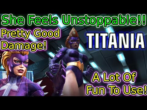 6 Star Rank 3 Titania Gameplay! Decent Damage & A Lot Of Fun To Use! | Marvel Contest Of Champions