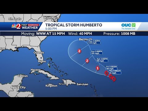 Tropical Storm Humberto forms in Atlantic