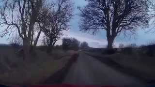 preview picture of video 'Winter Drive From Scone To The Church in Kettins Perthshire Scotland'