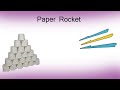Paper Rocket Vs Paper Cups Game How To Play Games Using Paper Rocket How To Make Paper Rocket
