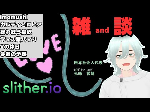 【slither.io】ゆっくりまったりスリザリオ雑談!一緒に夜更かししませんか?【雑談】【新人VTuber】#VTuber #shorts #新人VTuber