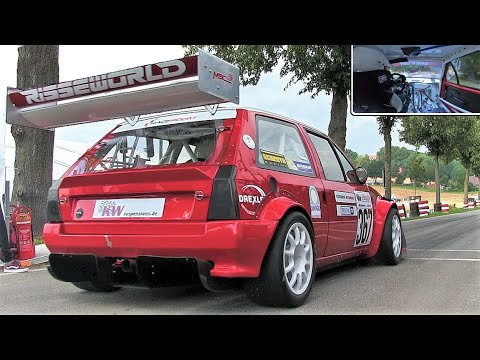 9.800RPM Citroen AX Kit-Car || ONBOARD Berg-Cup Monster