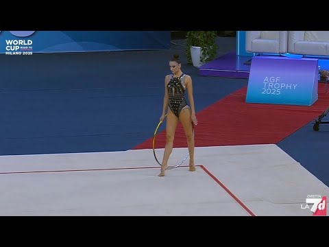 Alina HARNASKO (BLR) Hoop Final 25,7 - WC Baku 2025