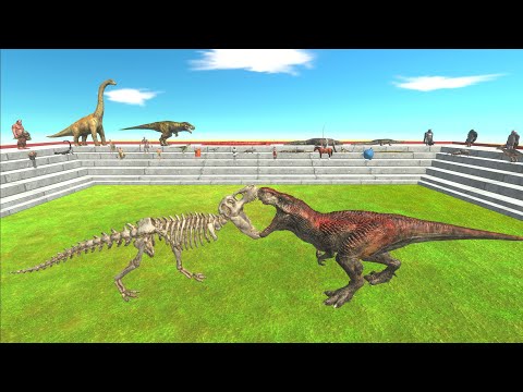 Skeleton T-Rex vs All Units - Animal Revolt Battle Simulator