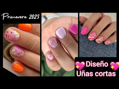 DISEÑOS DE UÑAS CORTAS 2023 PRIMAVERA #tendenciaenuñas #nails #uñasdecoradas #uñascortas  #uñas2023