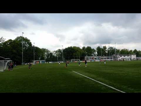 De winnende goal Concordia E4 - Haaglandia Winston E3