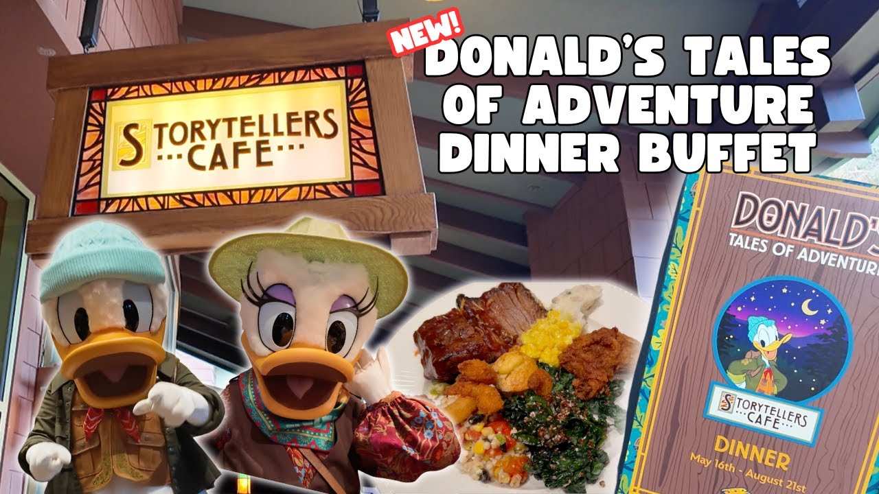 Donald’s Tales of Adventure Dinner Buffet – Storytellers Cafe Review at Grand Californian 🍽️✨