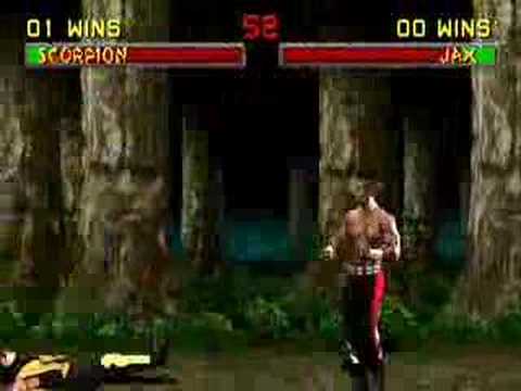 Scorpion vs Jax in MK2