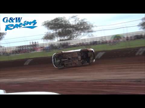 Modified Sedans: Bradley Jennings Massive Rollover - Charlton Raceway