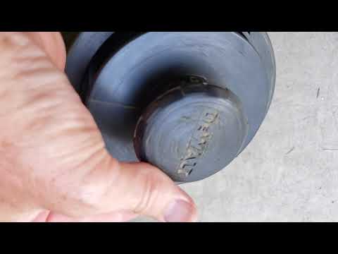 Dewalt string trimmer line replacement SUPER Easy you can do it 20V or 40V