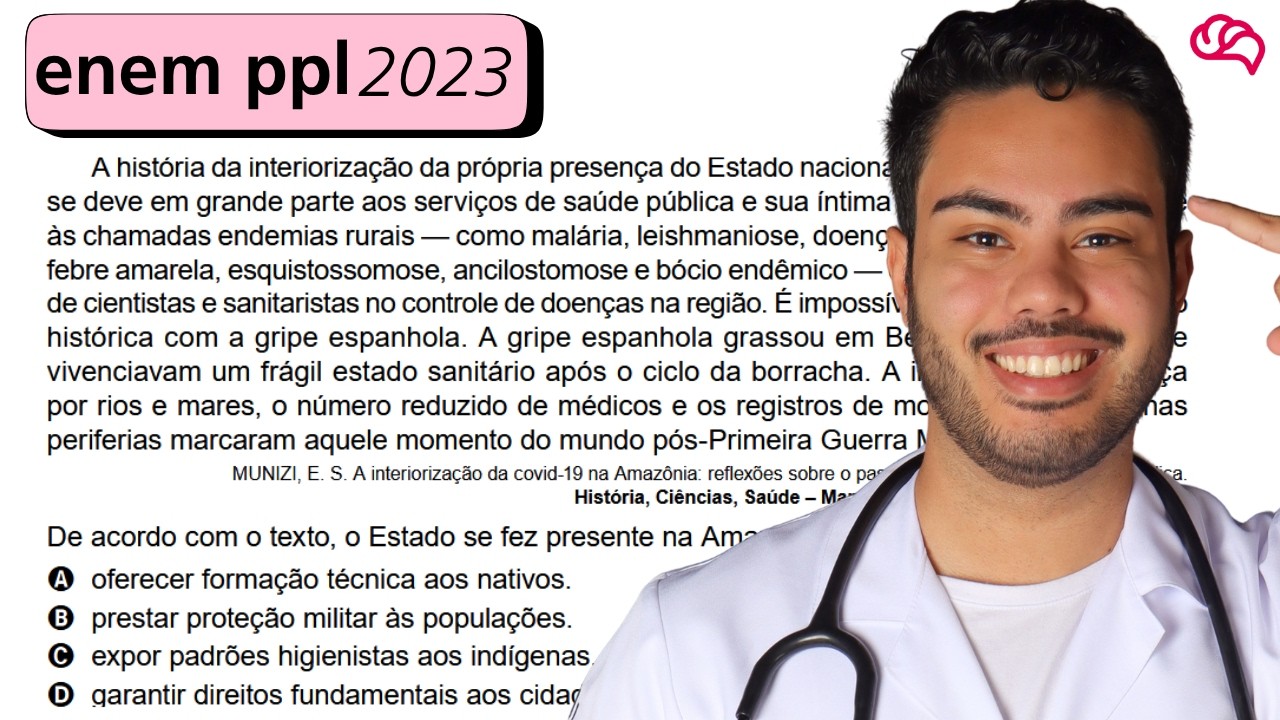 Resolução em Vídeo — Questão 75 ENEM 2023 PPL