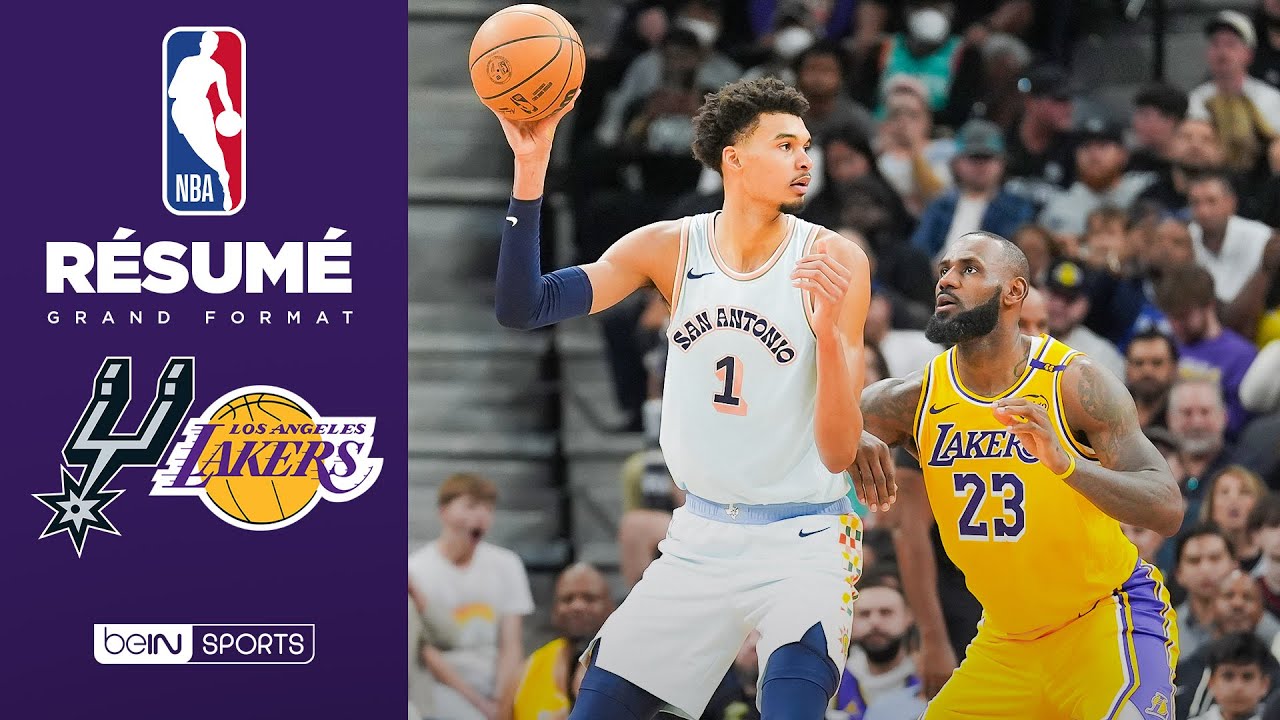 Résumé : WEMBANYAMA et AD IMPRESSIONNENT, énorme CHOC entre les SPURS et LAKERS !