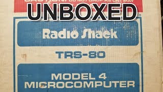 Is that smoke? Radio Shack TRS-80 Model 4 Computer Unboxing and Test