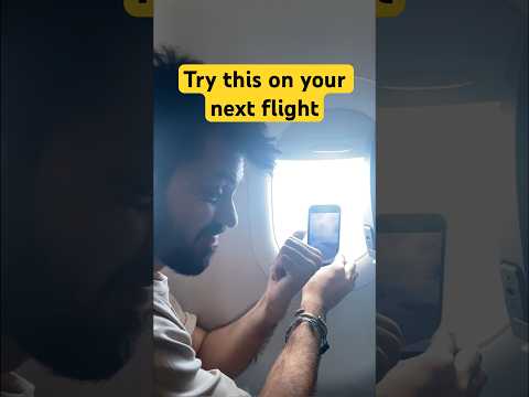 Try this hack on your next flight 😁