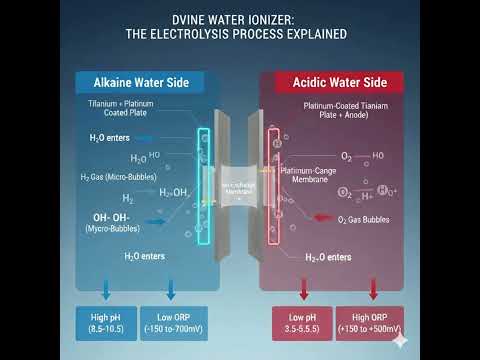 9 Titanium and Platinum plates elctrolysis chamber