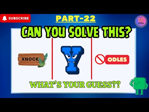Rebus Puzzle Challenge! Can you get them all right??🧠💡| Part -22