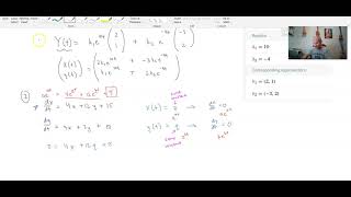 Solving a Nonhomogeneous System of Differential Equations