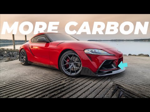 *SICK* SUPRA CARBON OLM UMPER TRIM/GARNISH | RK EXHAUST CLIP