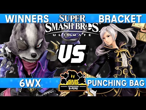 Smash Ultimate Tournament Set - 6WX (Wolf) vs Punching Bag (Robin) - CNB 180