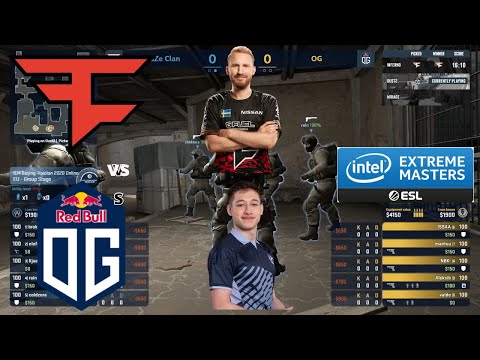 Faze Clan vs OG - DUST2 map 2 - IEM Beijing-Haidian 2020