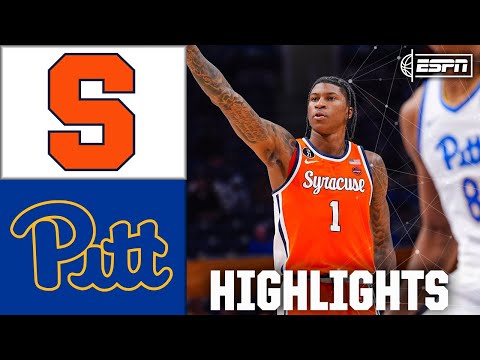 Syracuse Orange vs. Pittsburgh Panthers | Full Game Highlights | ESPN College Basketball