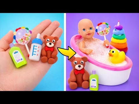 👶💖 So Many Cute Baby Items! Fun DIY Minis 😍