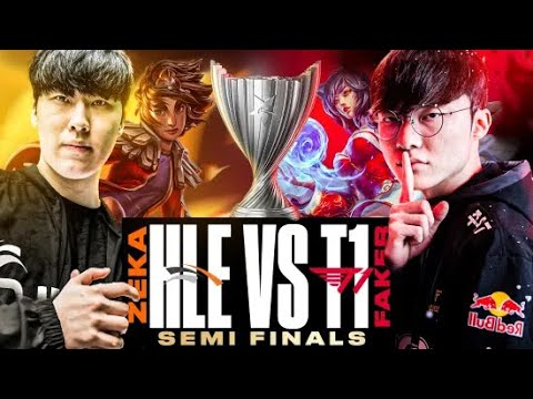 FAKER VS ZEKA - T1 VS HLE SEMIFINALS - LCK SPRING 2024 -  CAEDREL