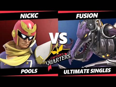 Captain's Quarters 6 Pools - NickC (Captain Falcon) Vs. Fusion (Ridley) SSBU Smash Ultimate