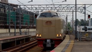 preview picture of video 'JR西日本･東海 285系 寝台特急 サンライズ出雲 出雲市駅 到着 Limited Express Sunrise Izumo Series 285'
